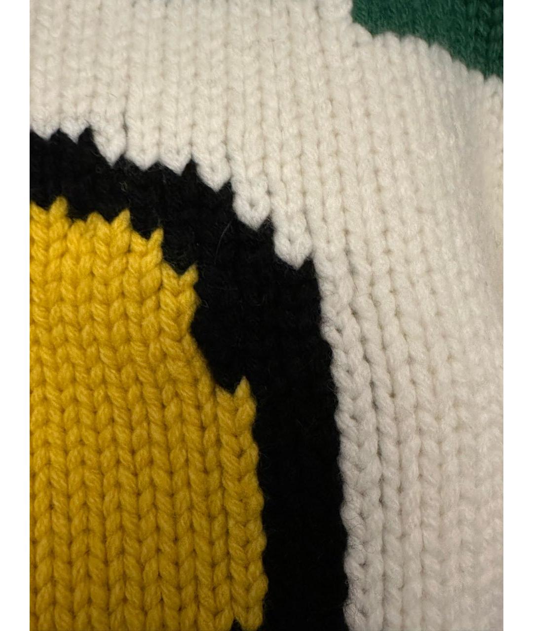 KENZO Белый шерстяной джемпер / свитер, фото 4