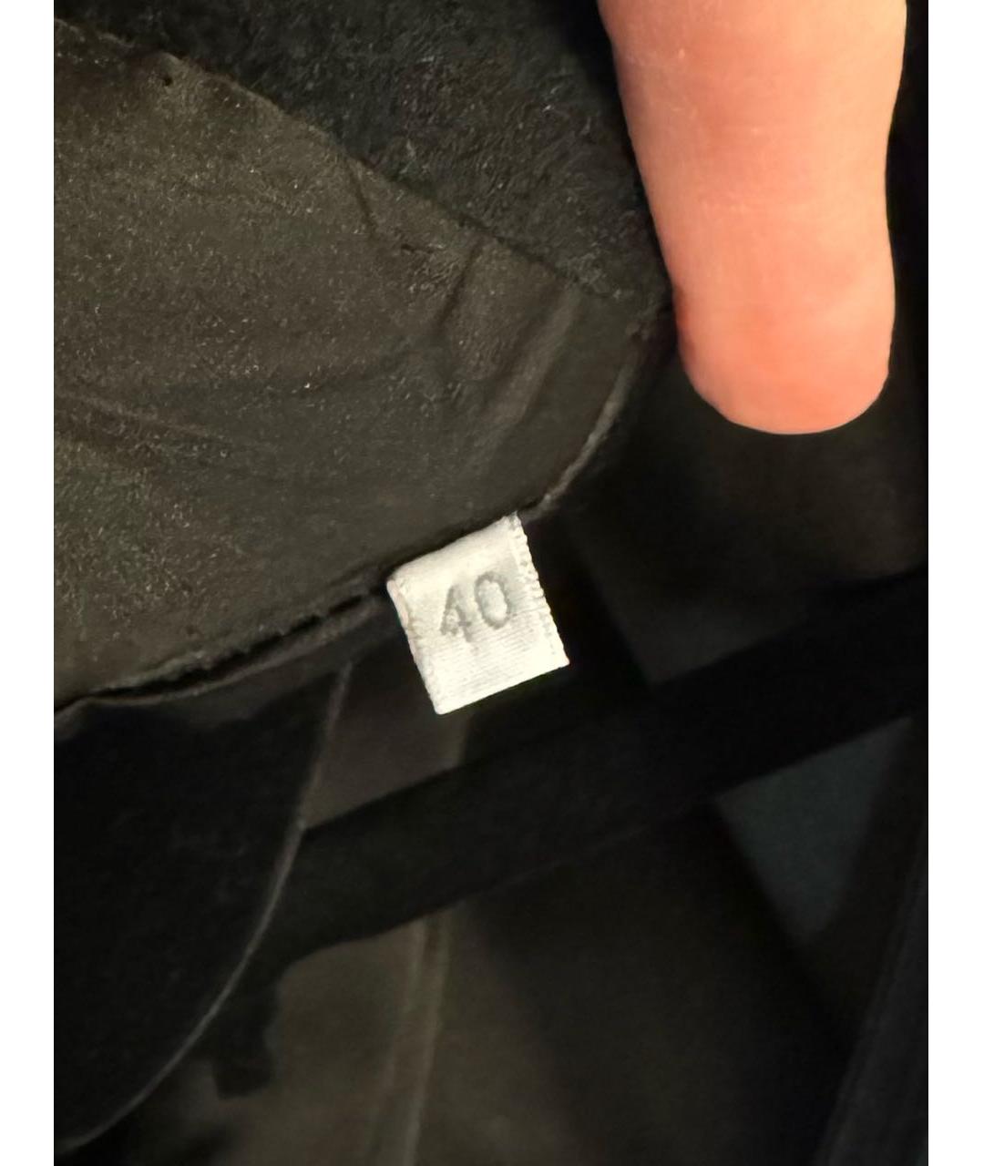 VALENTINO Черная меховая шуба, фото 8