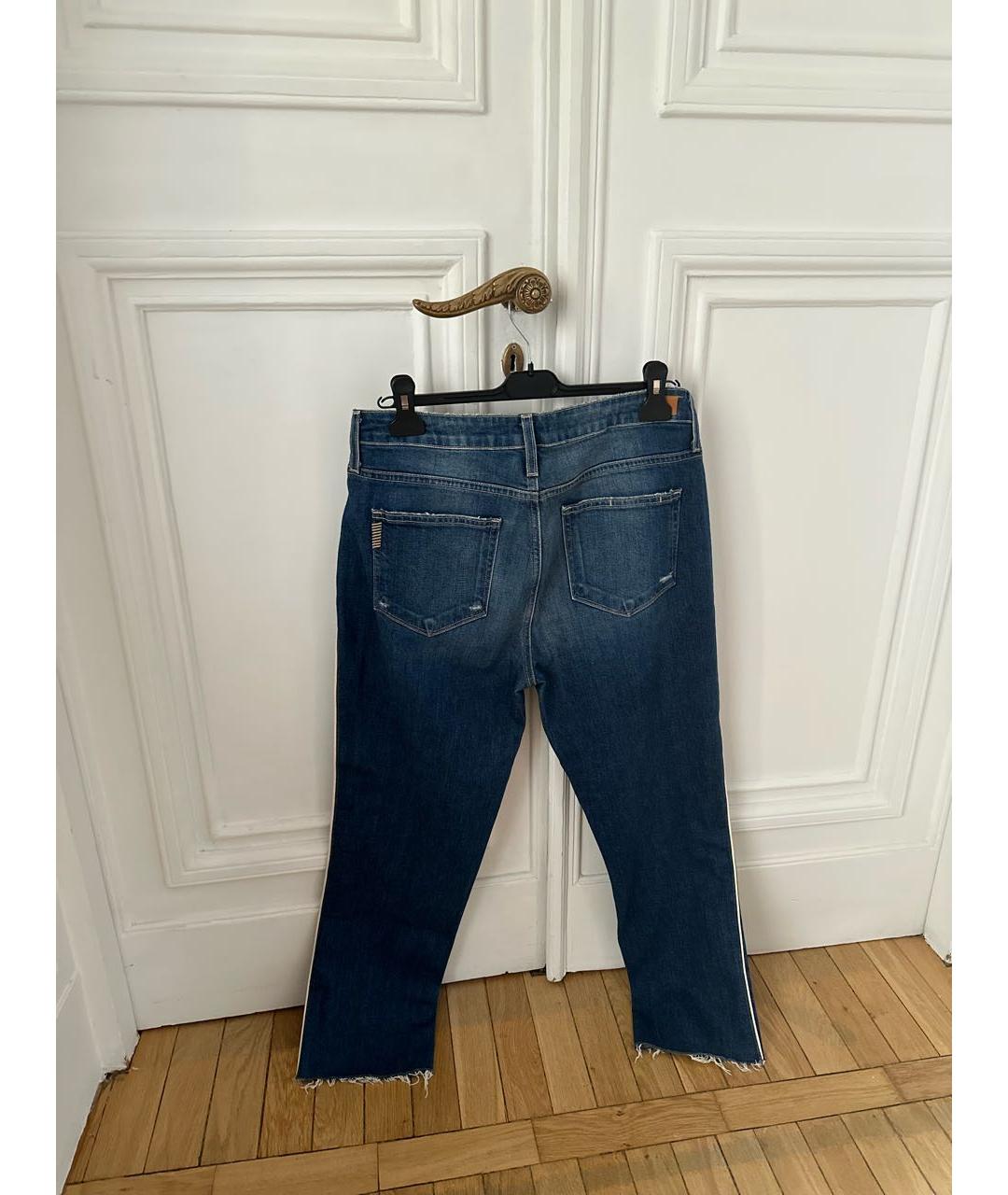 PAIGE Синие хлопко-эластановые джинсы слим, фото 2