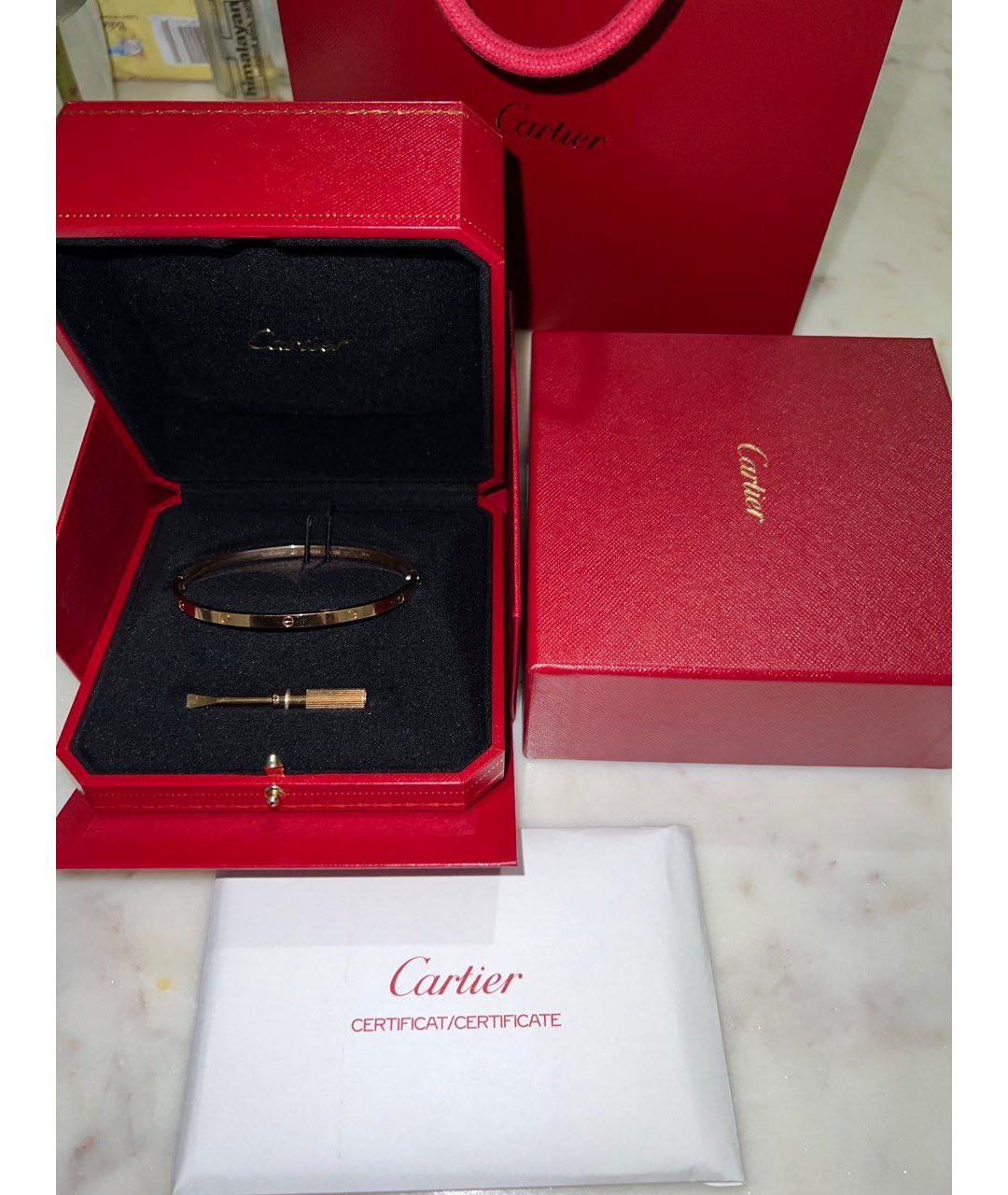 CARTIER Золотой браслет из розового золота, фото 4