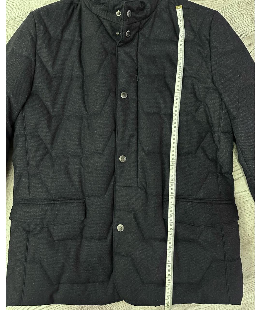 CORNELIANI Темно-синяя полиэстеровая куртка, фото 4