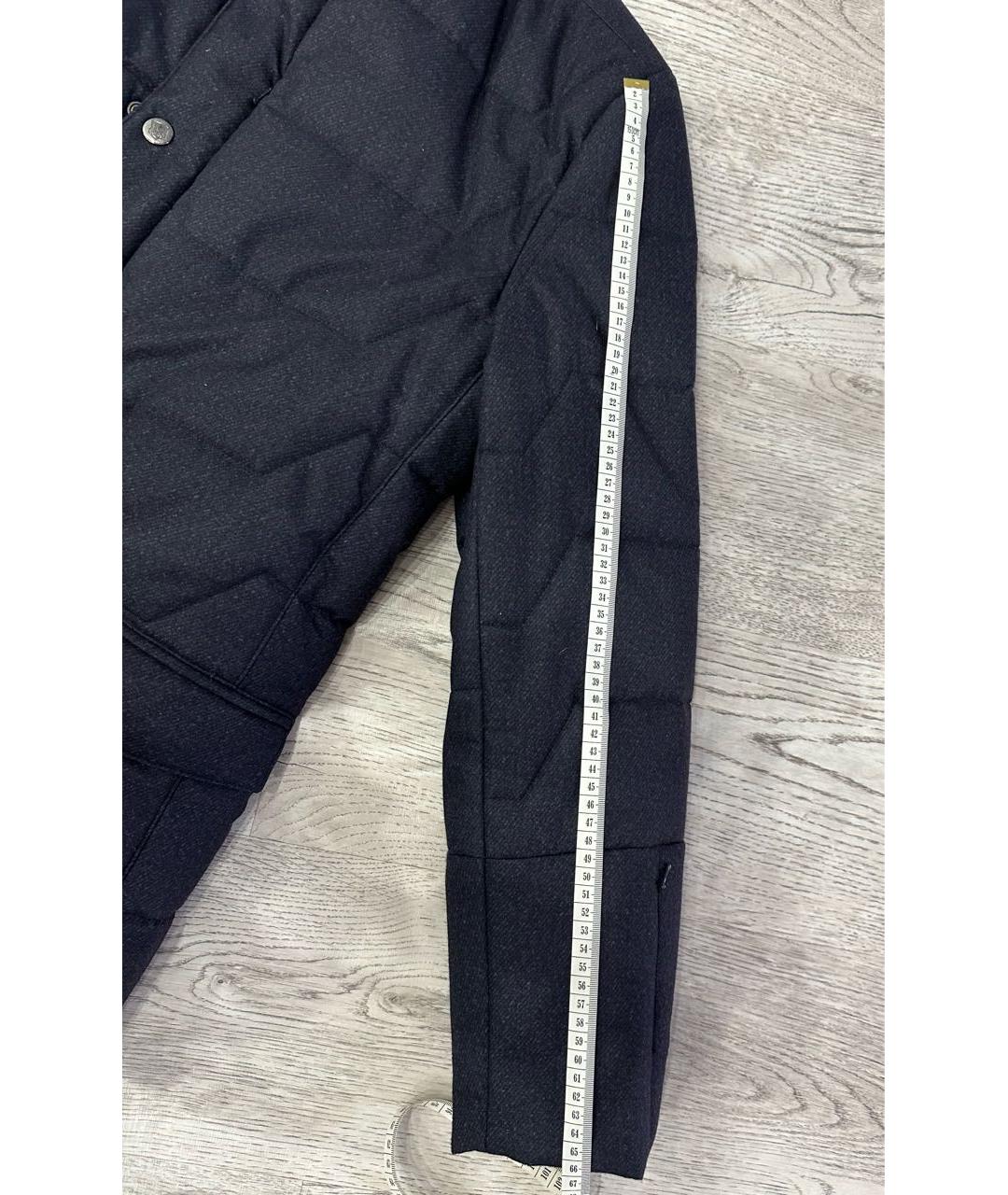 CORNELIANI Темно-синяя полиэстеровая куртка, фото 6