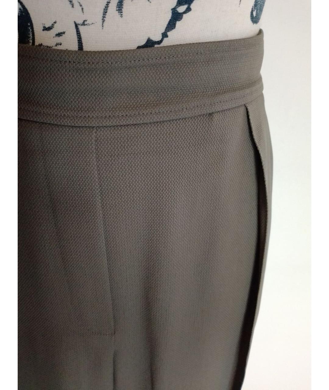 HERMES PRE-OWNED Антрацитовые прямые брюки, фото 2