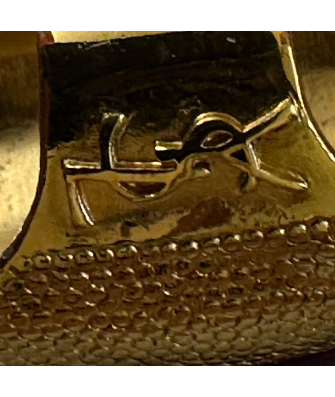 YVES SALOMON ACCESSORIES Золотое латунное кольцо, фото 8