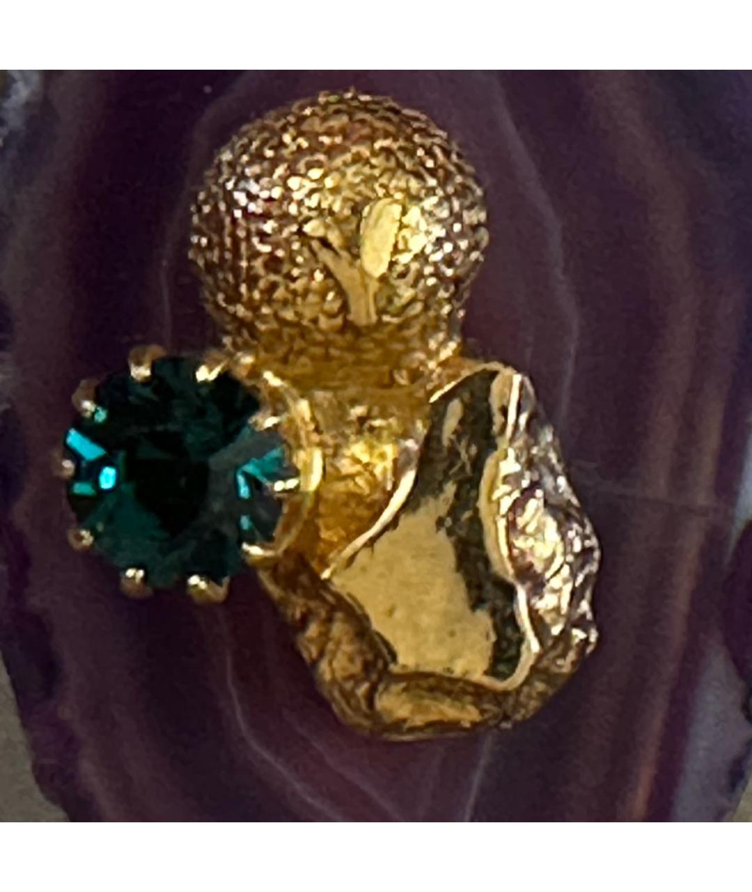 YVES SALOMON ACCESSORIES Золотое латунное кольцо, фото 7