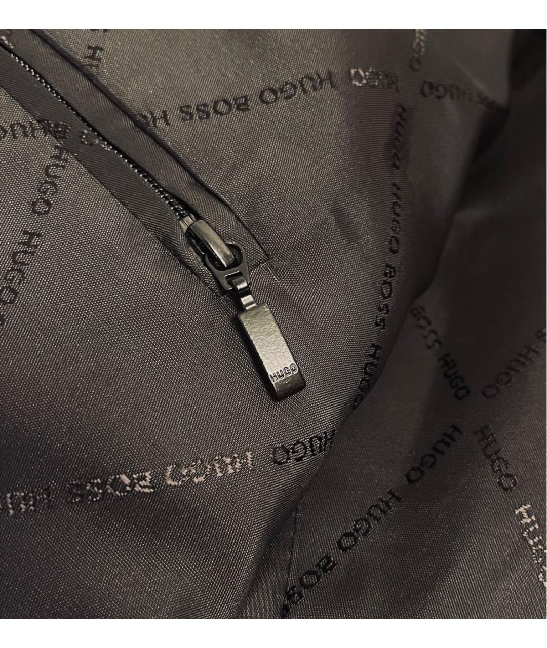 HUGO BOSS Антрацитовое шерстяное пальто, фото 6