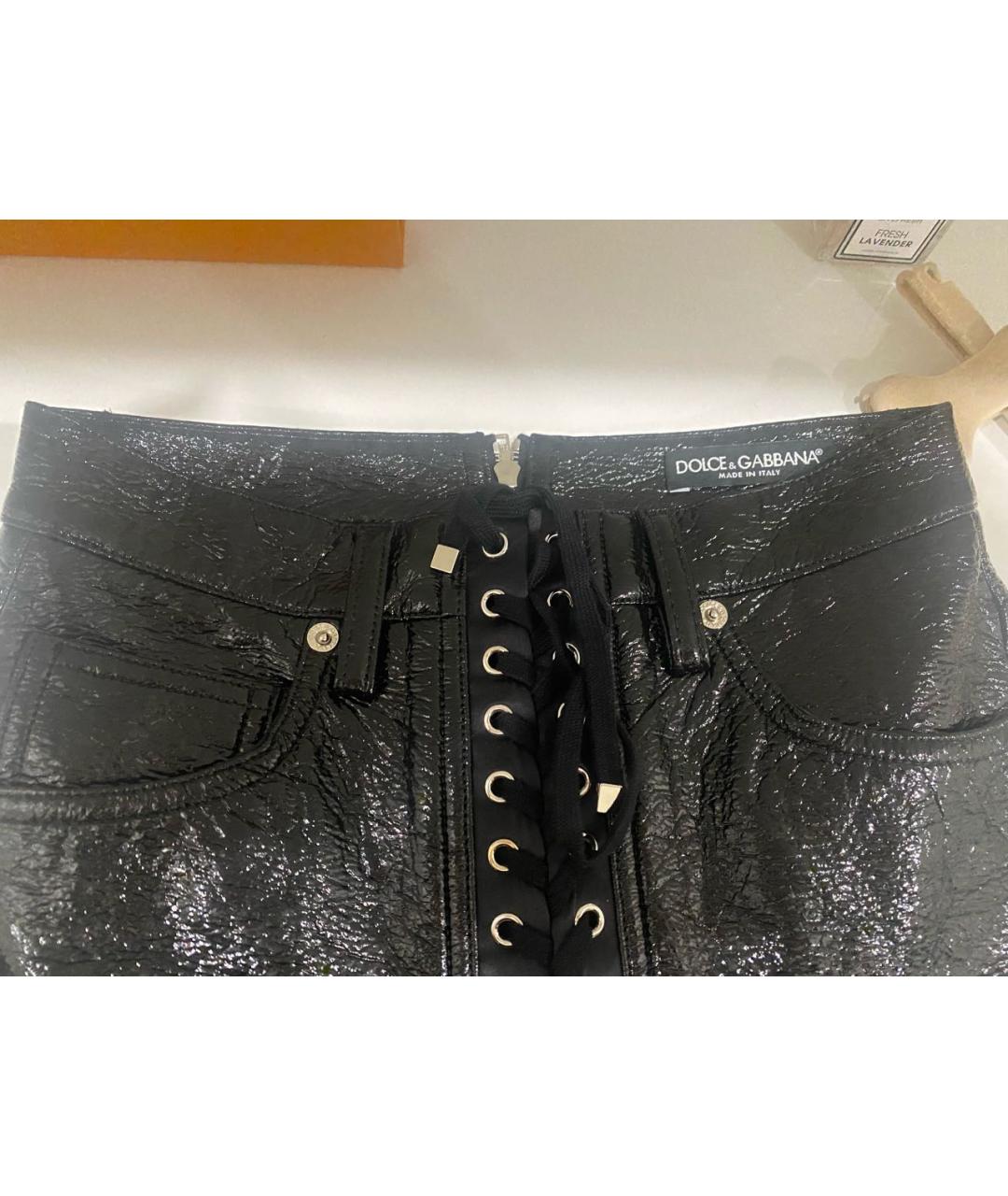 DOLCE&GABBANA Черные джинсы слим, фото 4