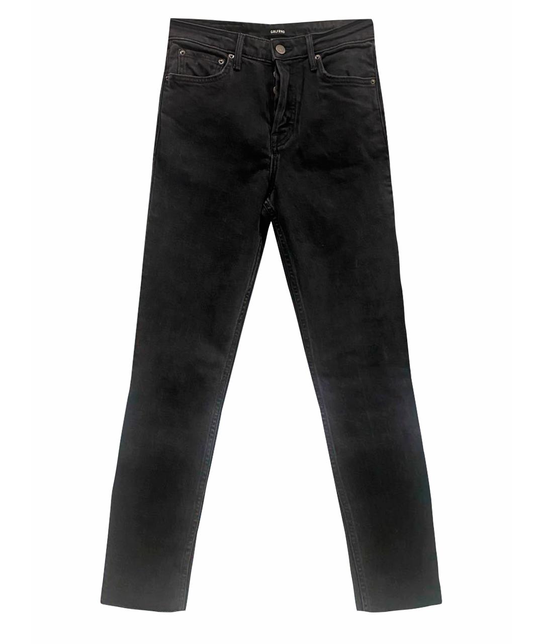 GRLFRND Черные джинсы слим, фото 1