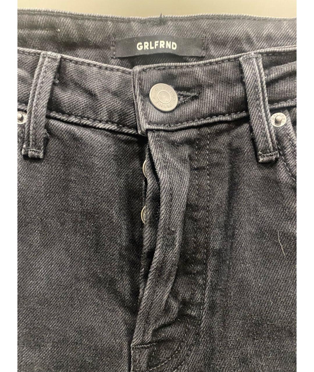 GRLFRND Черные джинсы слим, фото 6