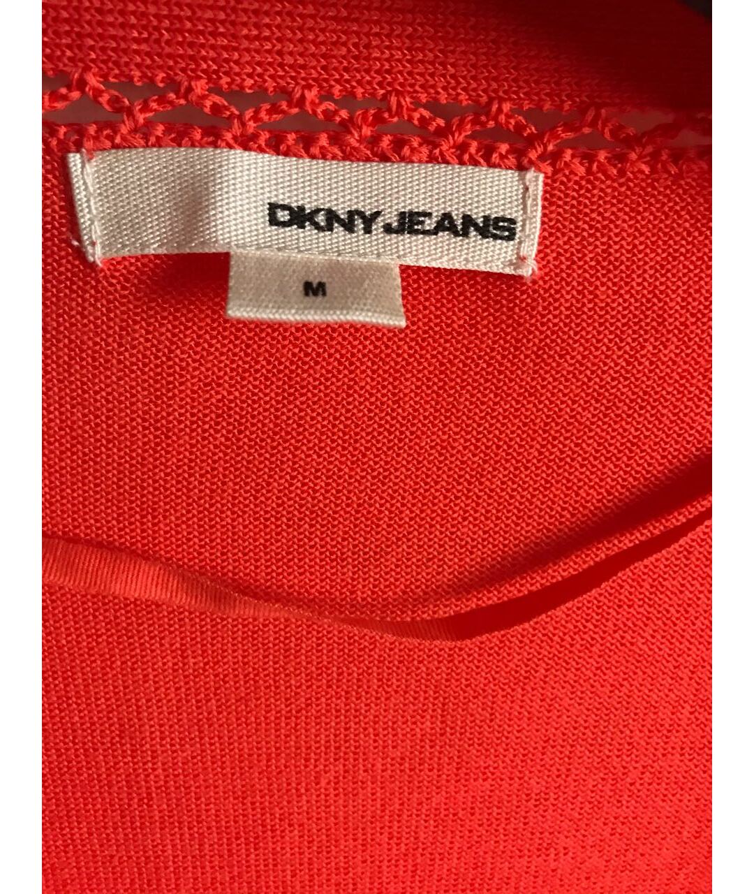 DKNY Оранжевый вискозный кардиган, фото 5