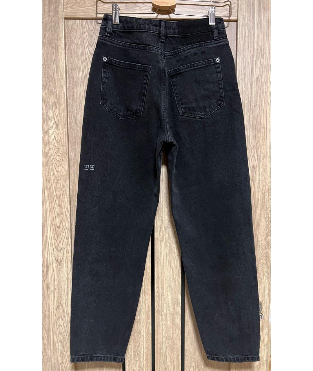 KSUBI Черные хлопковые прямые джинсы, фото 2