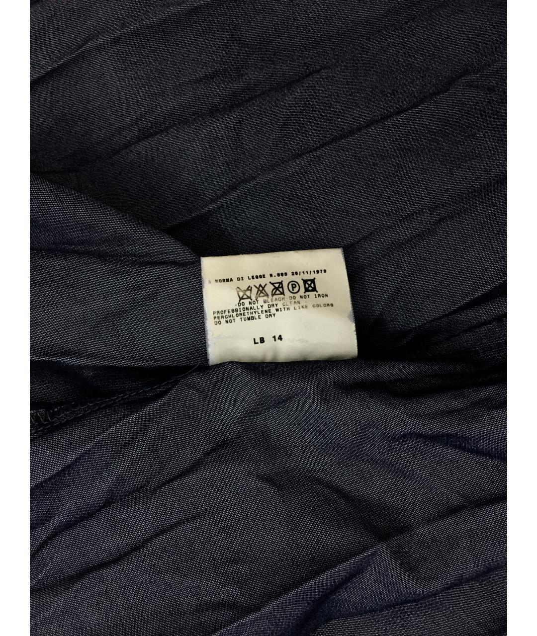 JUST CAVALLI Черная хлопко-полиэстеровая кэжуал рубашка, фото 6