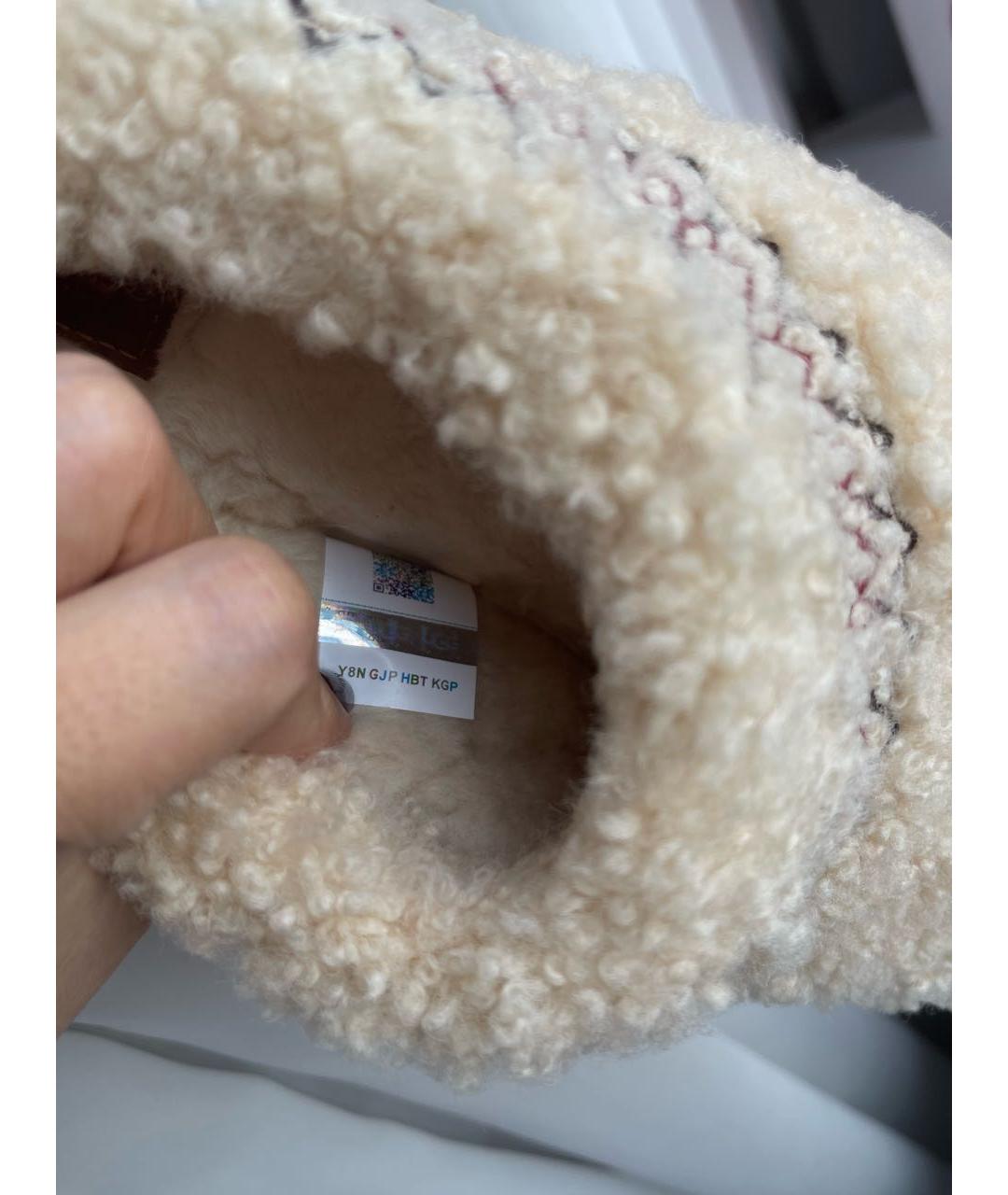 UGG AUSTRALIA Бежевые мюли, фото 6