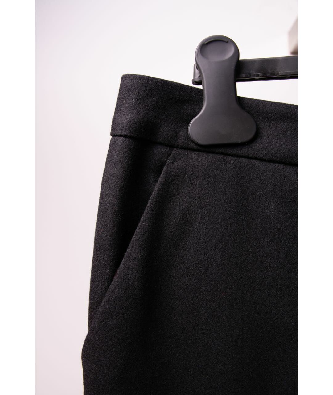 FENDI Черные шерстяные брюки узкие, фото 5