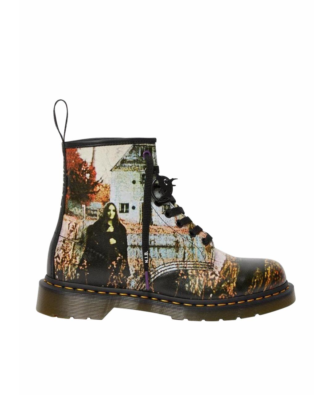 DR. MARTENS Мульти кожаные высокие ботинки, фото 1