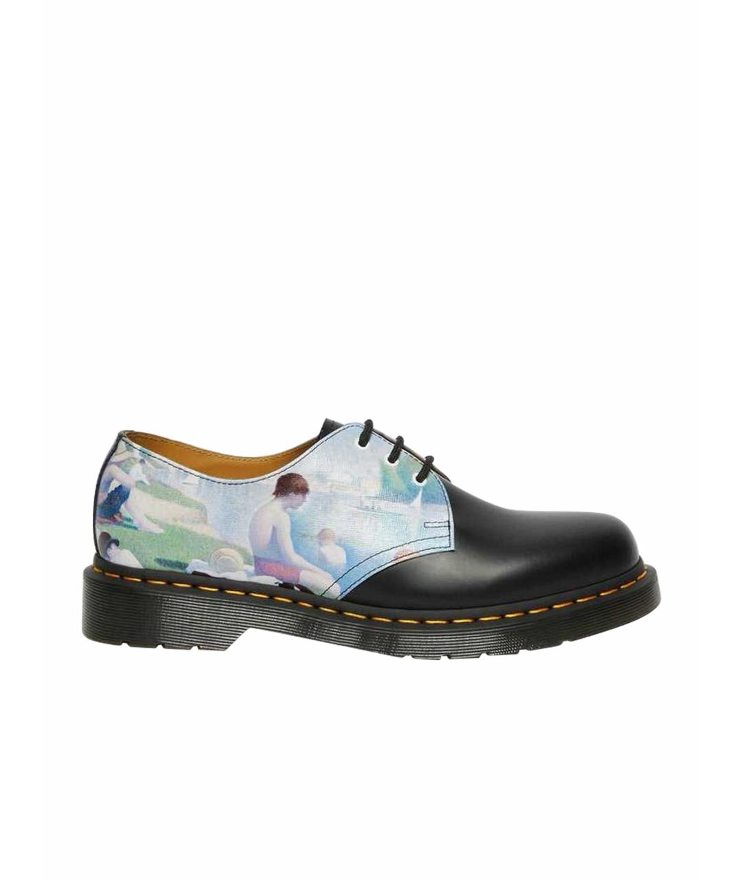 DR. MARTENS Мульти кожаные низкие ботинки, фото 1