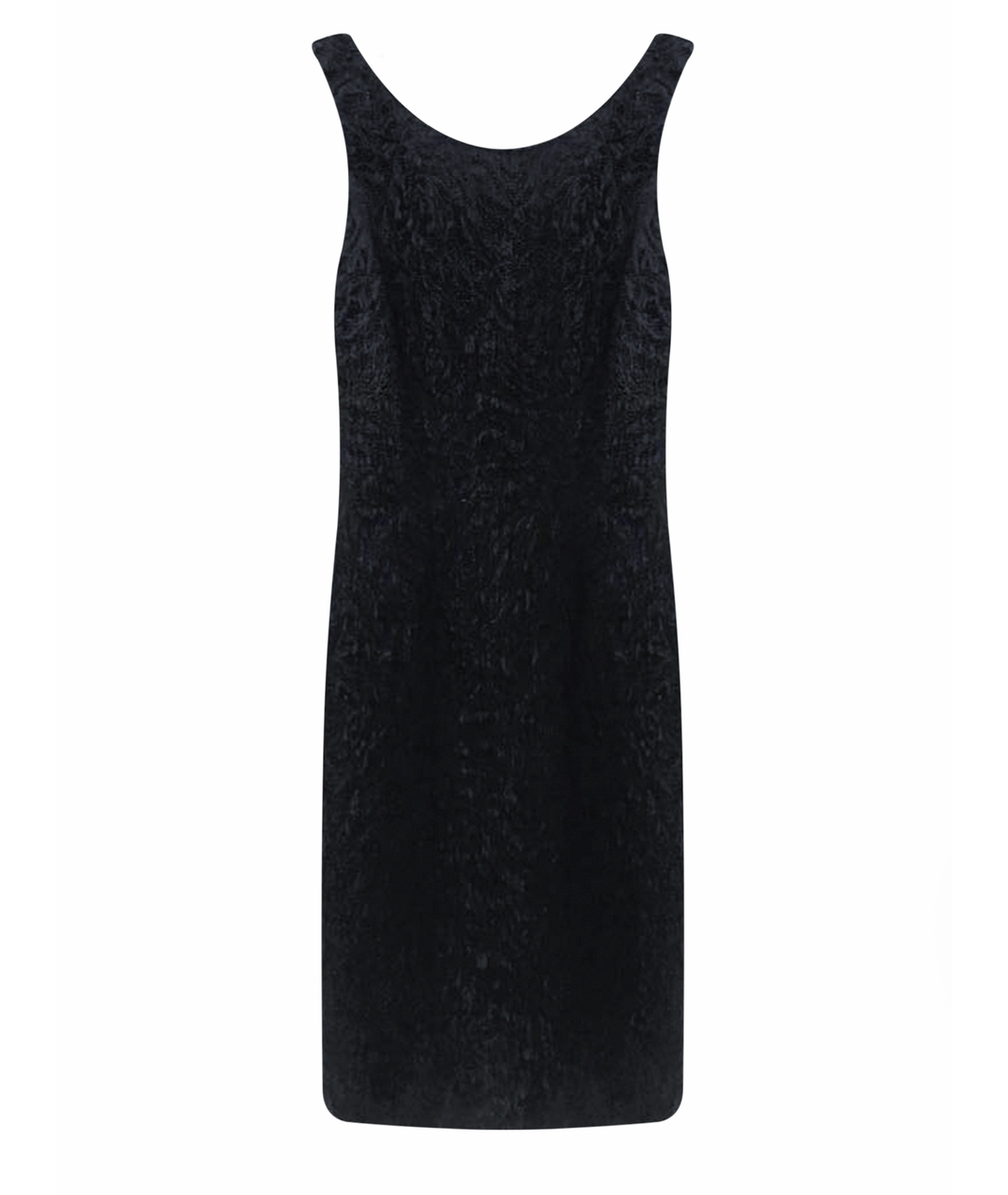FENDI Черное ацетатное коктейльное платье, фото 1