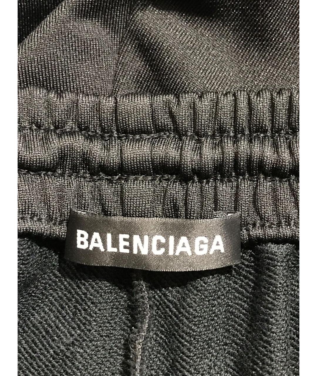 BALENCIAGA Черный полиэстеровый спортивный костюм, фото 4