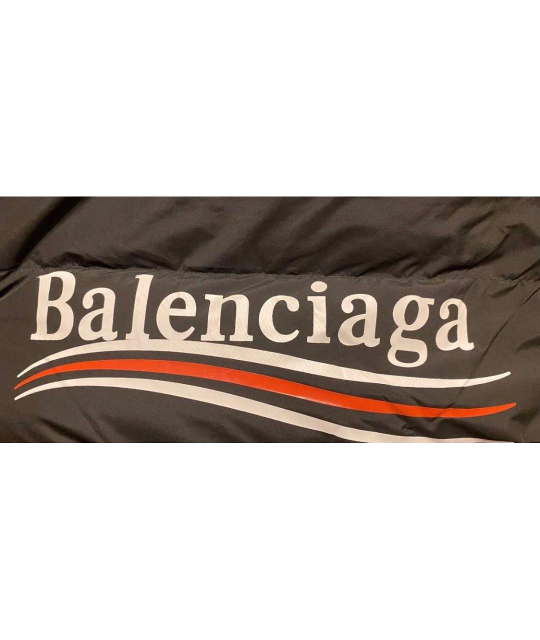 BALENCIAGA Черный пуховик, фото 4