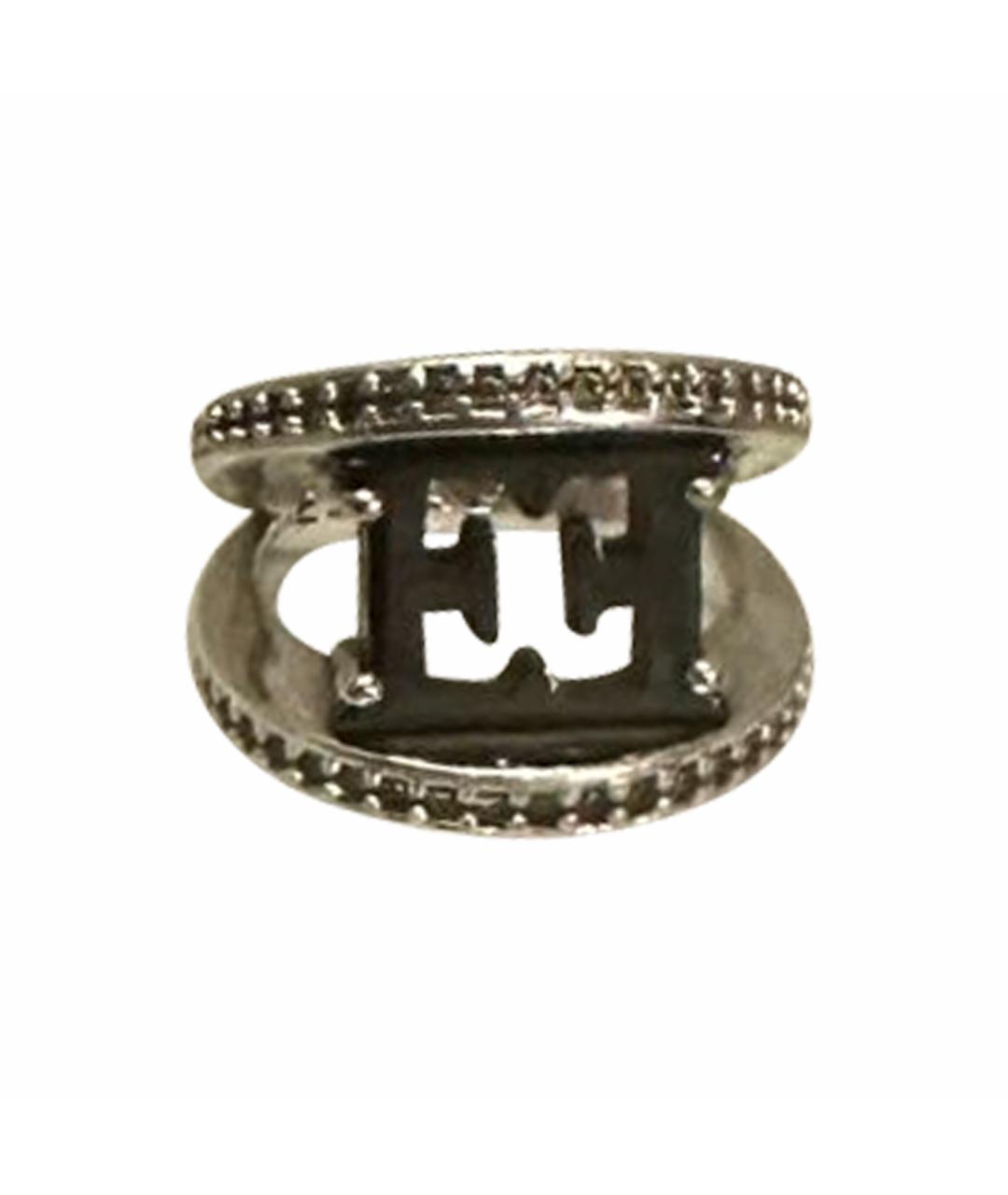 ESCADA Черное серебряное кольцо, фото 1