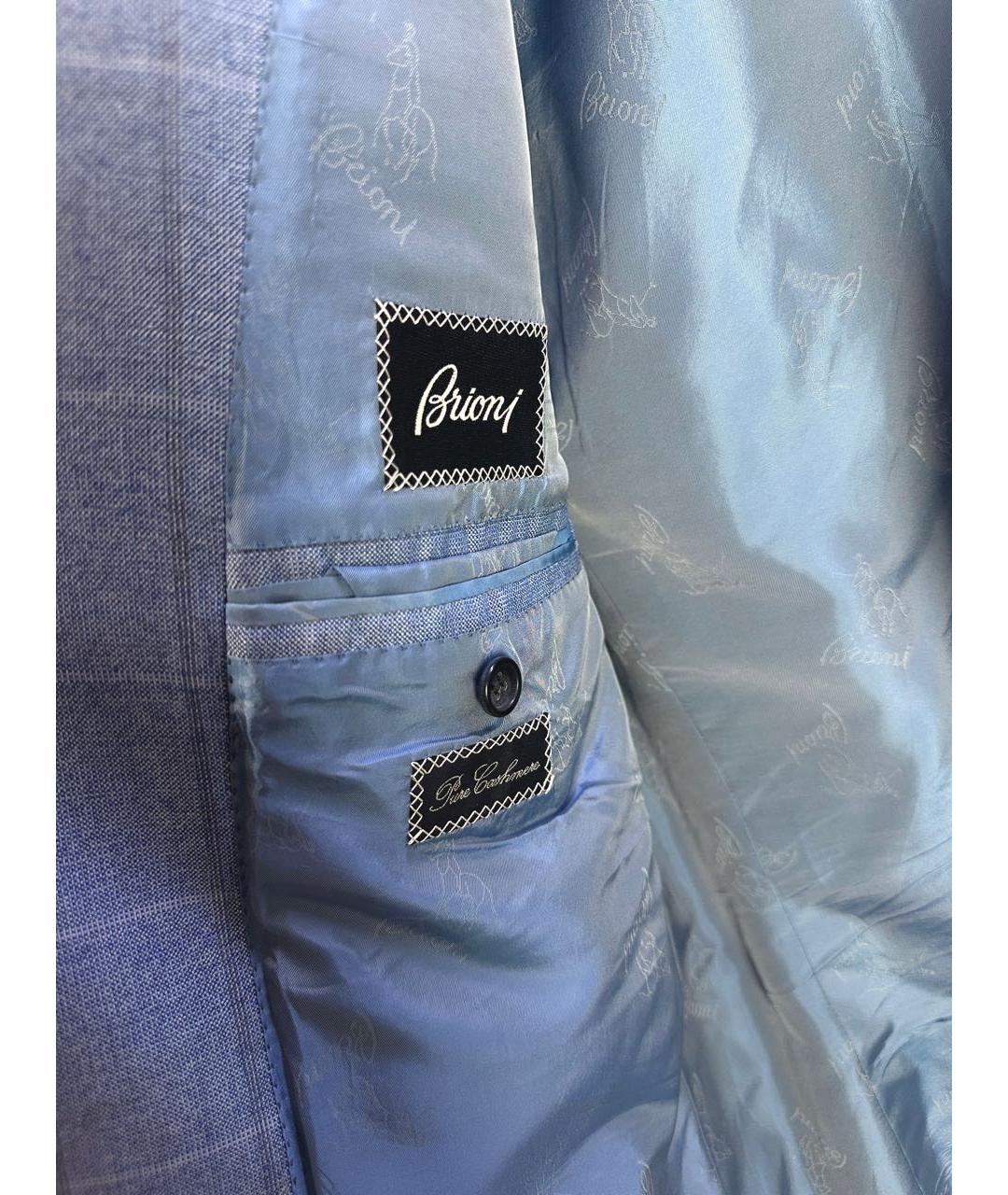 BRIONI Голубой кашемировый пиджак, фото 3