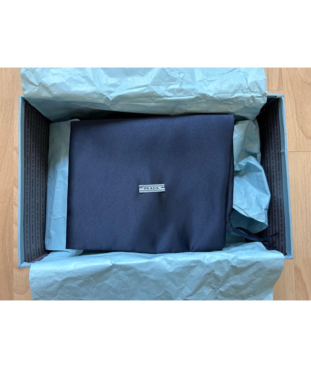 PRADA Черные кожаные босоножки, фото 3