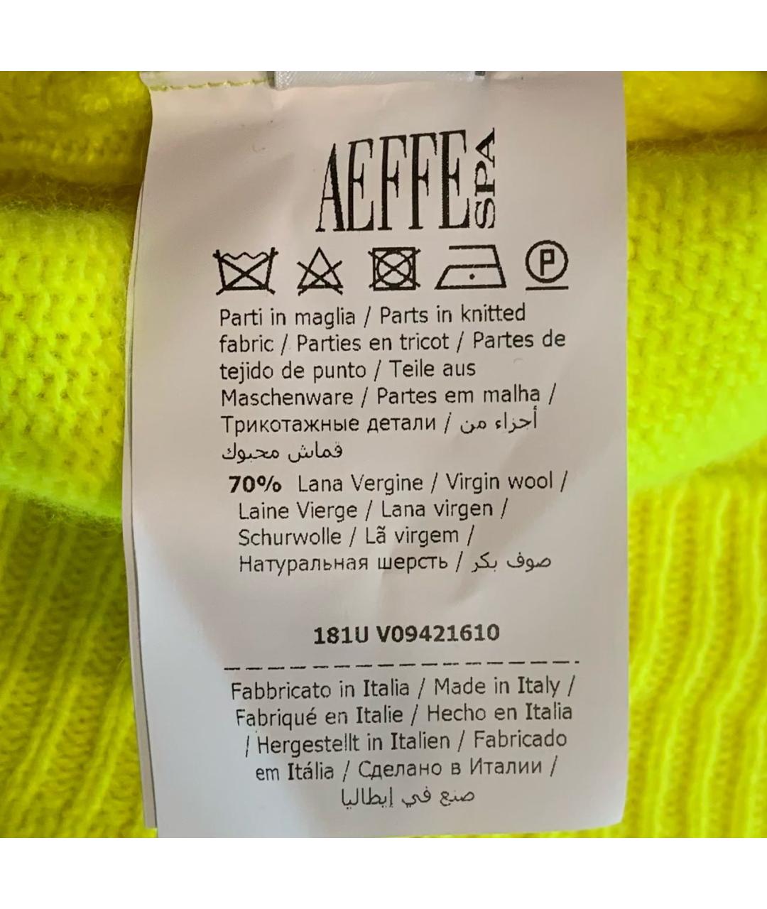 ALBERTA FERRETTI Желтый кашемировый джемпер / свитер, фото 5