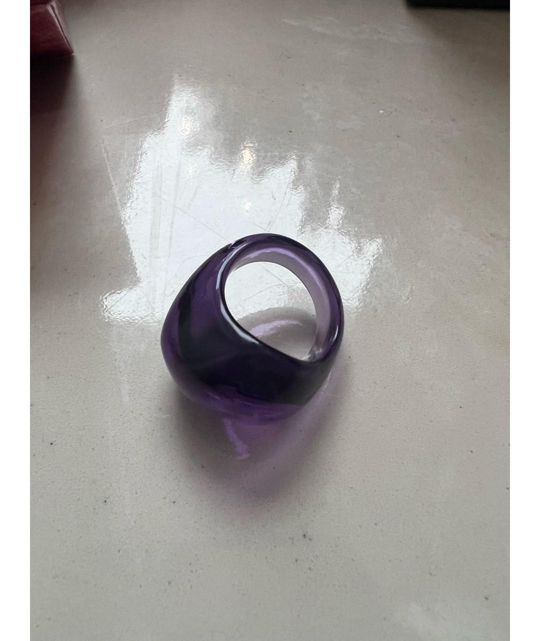 BACCARAT Фиолетовое стеклянное кольцо, фото 2