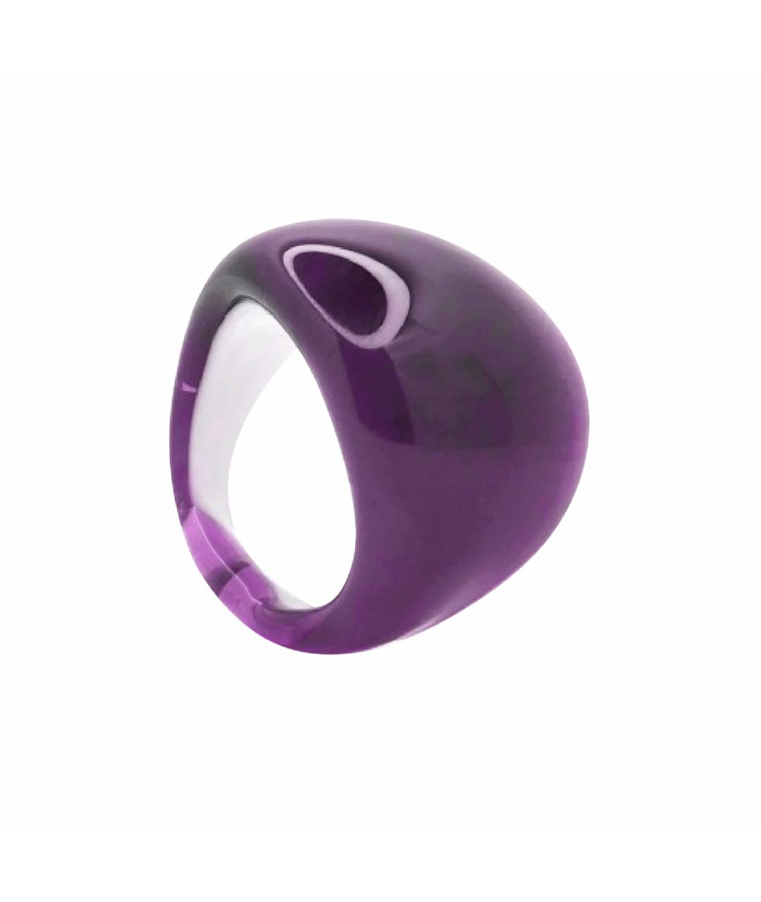 BACCARAT Фиолетовое стеклянное кольцо, фото 1