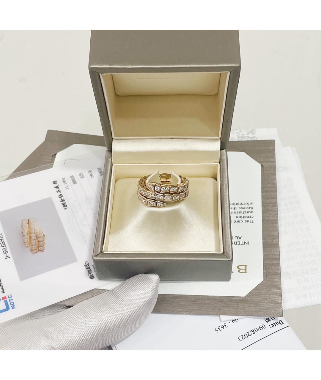 BVLGARI Золотое кольцо из розового золота, фото 2