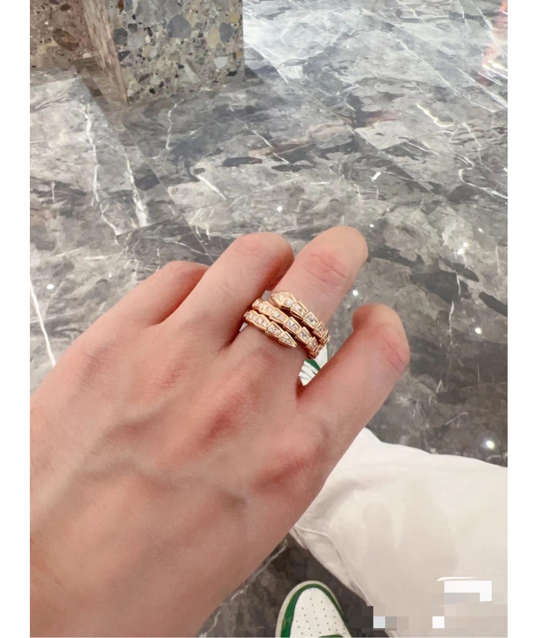 BVLGARI Золотое кольцо из розового золота, фото 6