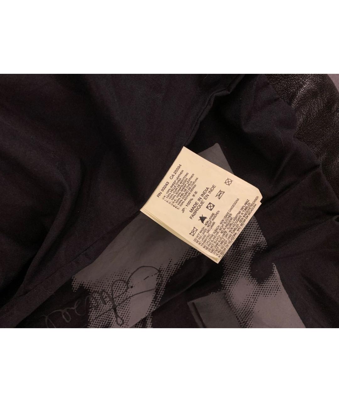 DIESEL Черная кожаная куртка, фото 6