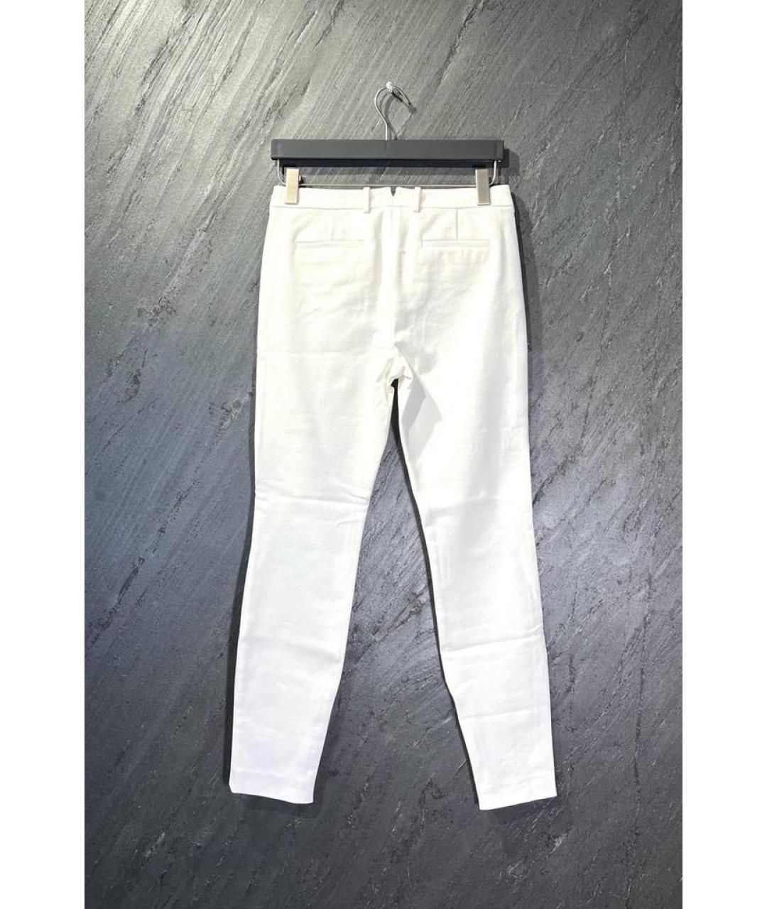LORO PIANA Белые прямые джинсы, фото 2