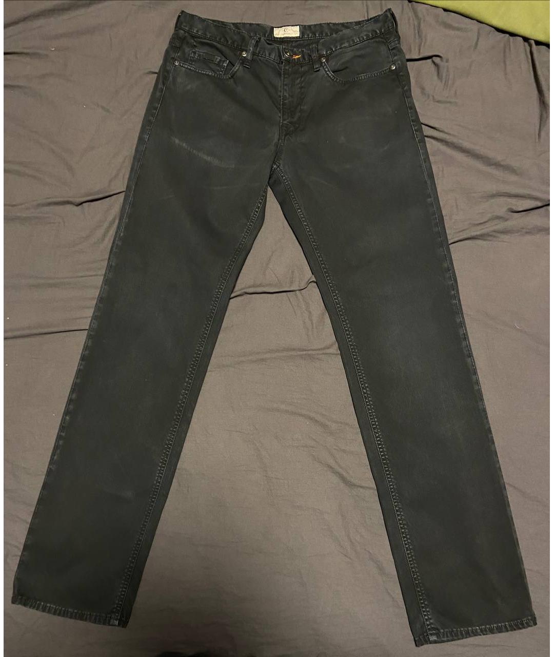 CERRUTI 1881 Черные хлопковые джинсы скинни, фото 6