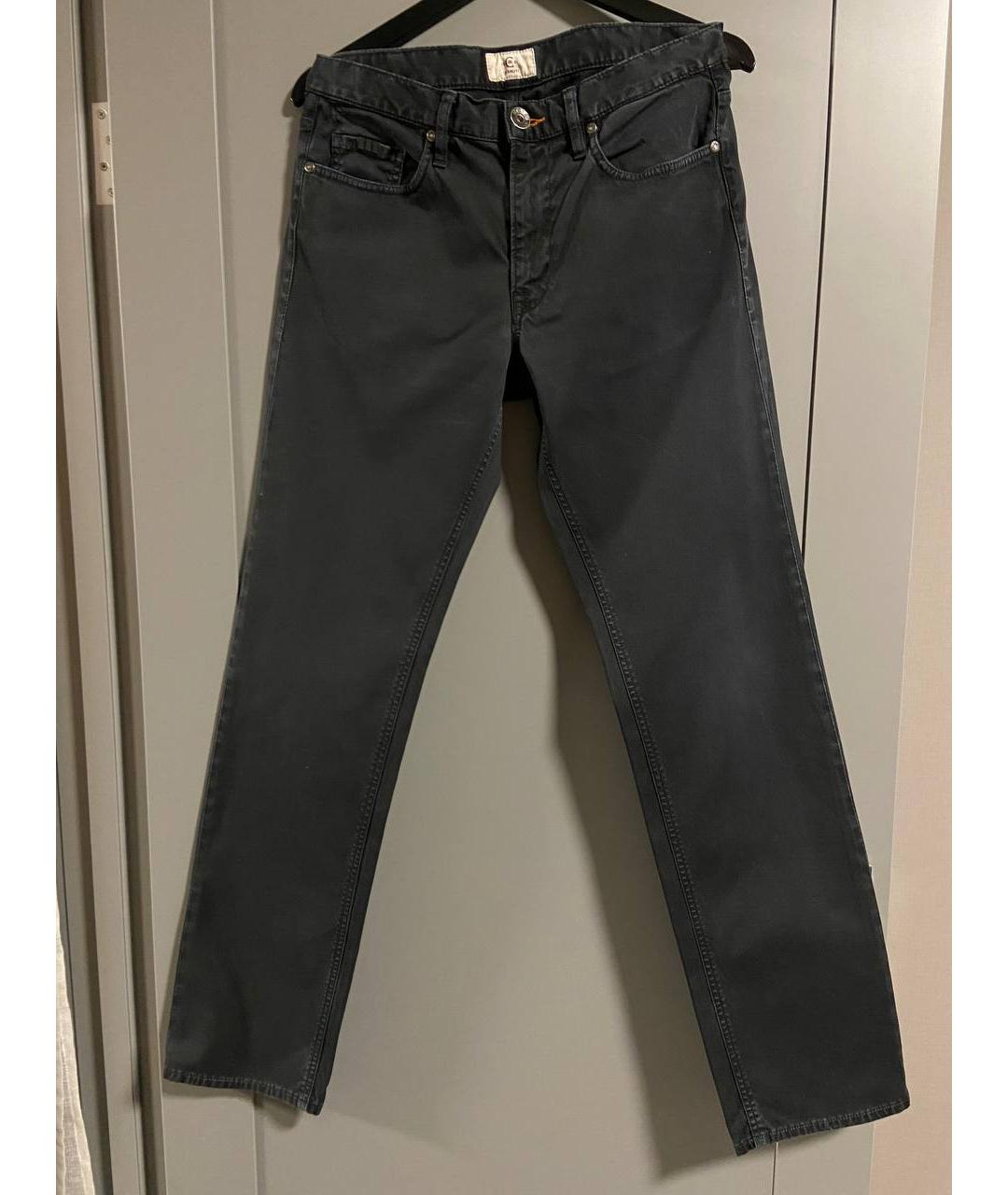 CERRUTI 1881 Черные хлопковые джинсы скинни, фото 10