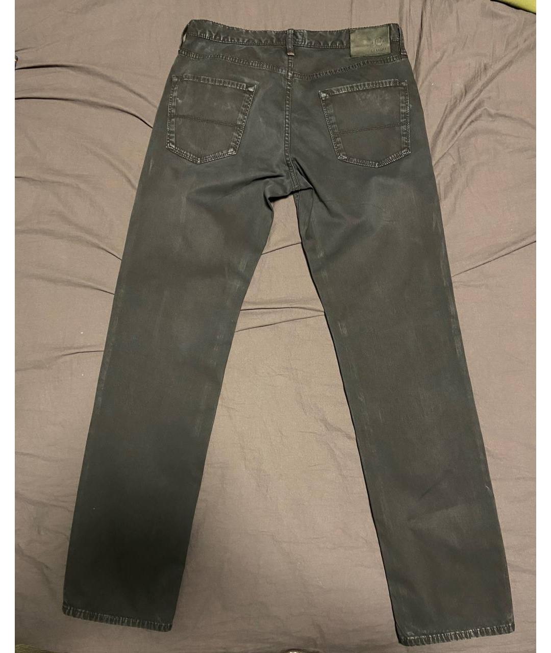 CERRUTI 1881 Черные хлопковые джинсы скинни, фото 7