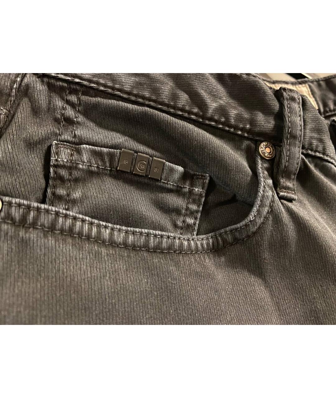CERRUTI 1881 Черные хлопковые джинсы скинни, фото 4