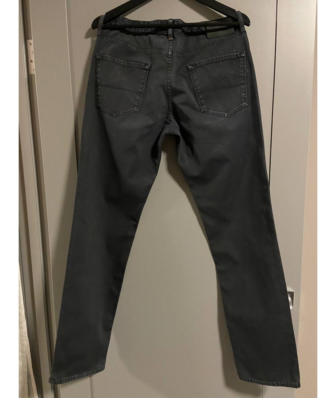 CERRUTI 1881 Черные хлопковые джинсы скинни, фото 2