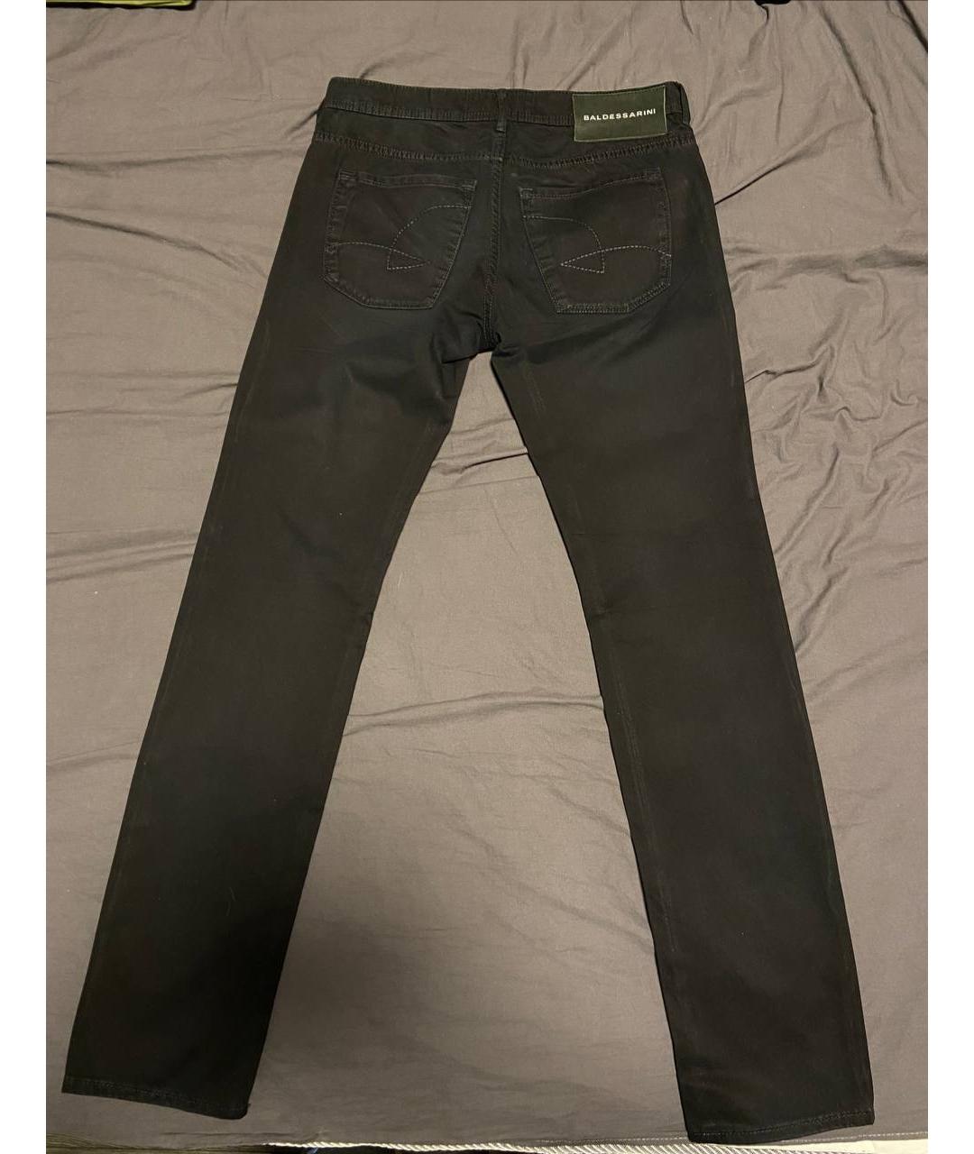 BALDESSARINI Черные хлопковые джинсы скинни, фото 8