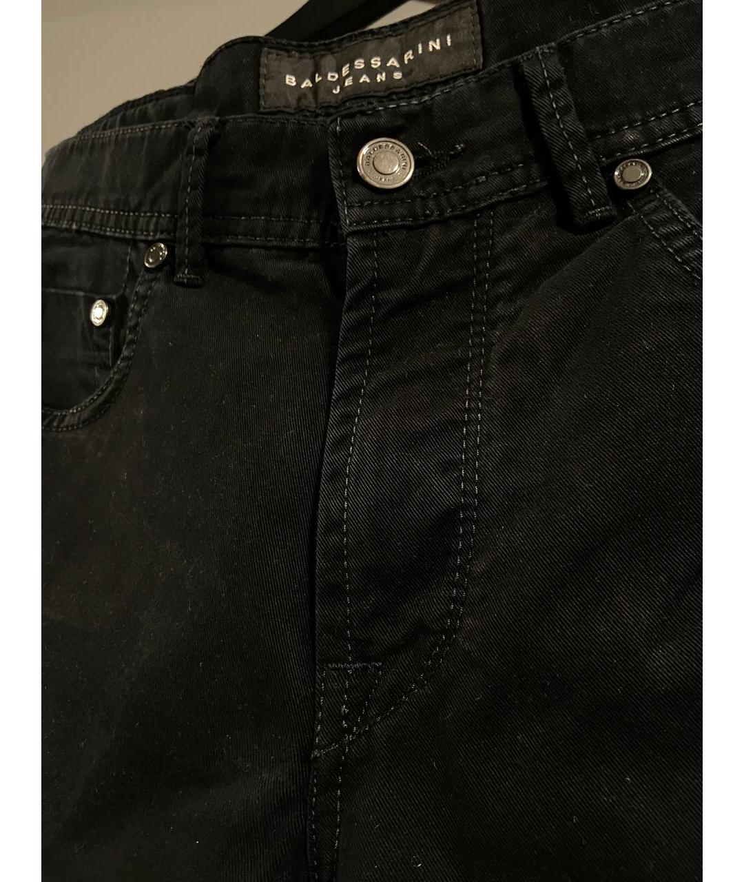 BALDESSARINI Черные хлопковые джинсы скинни, фото 4