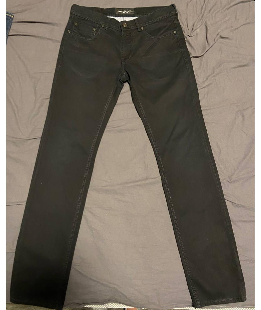 BALDESSARINI Черные хлопковые джинсы скинни, фото 7