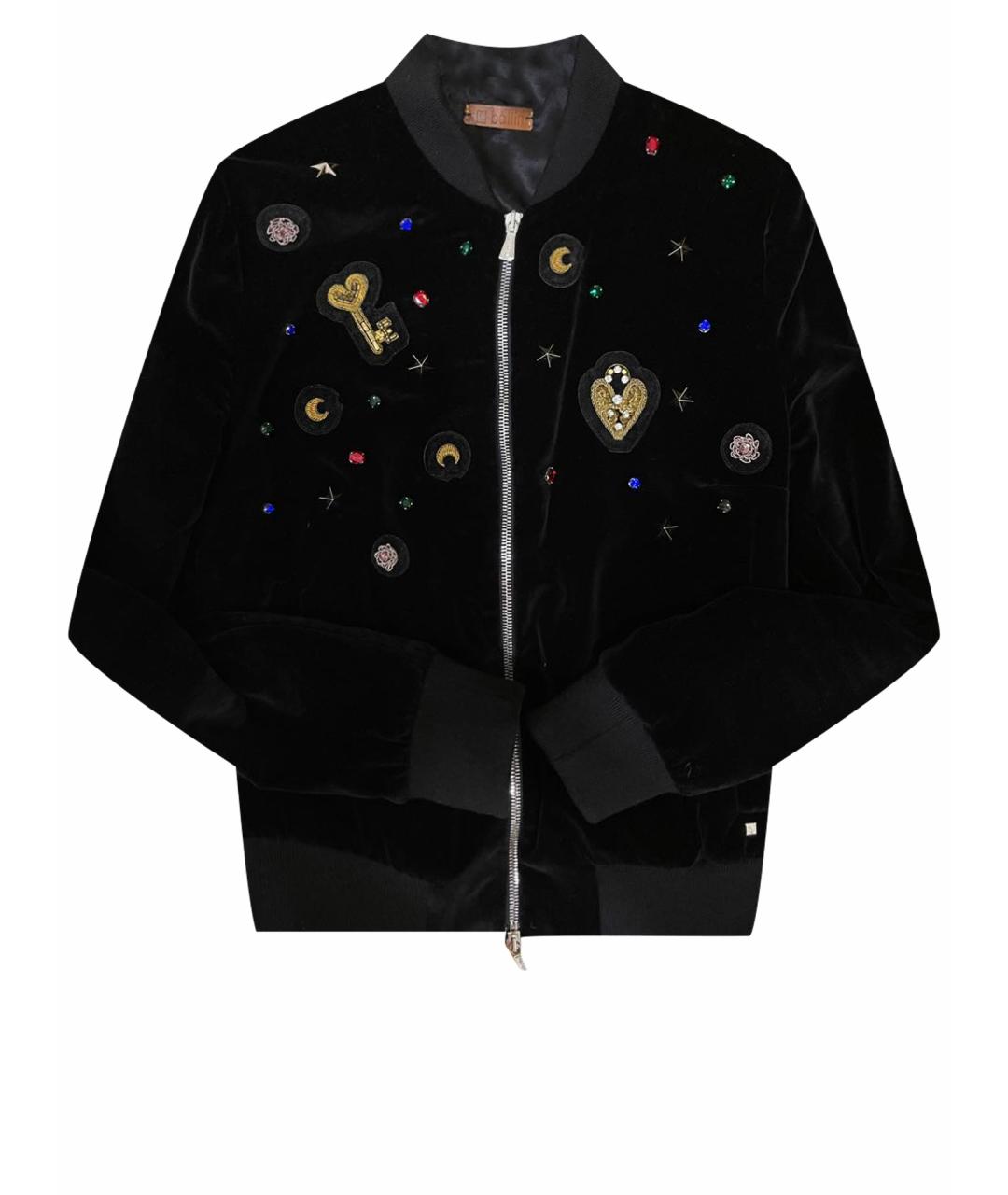 ALCHIMIA DI BALLIN Черный бархатный жакет/пиджак, фото 1