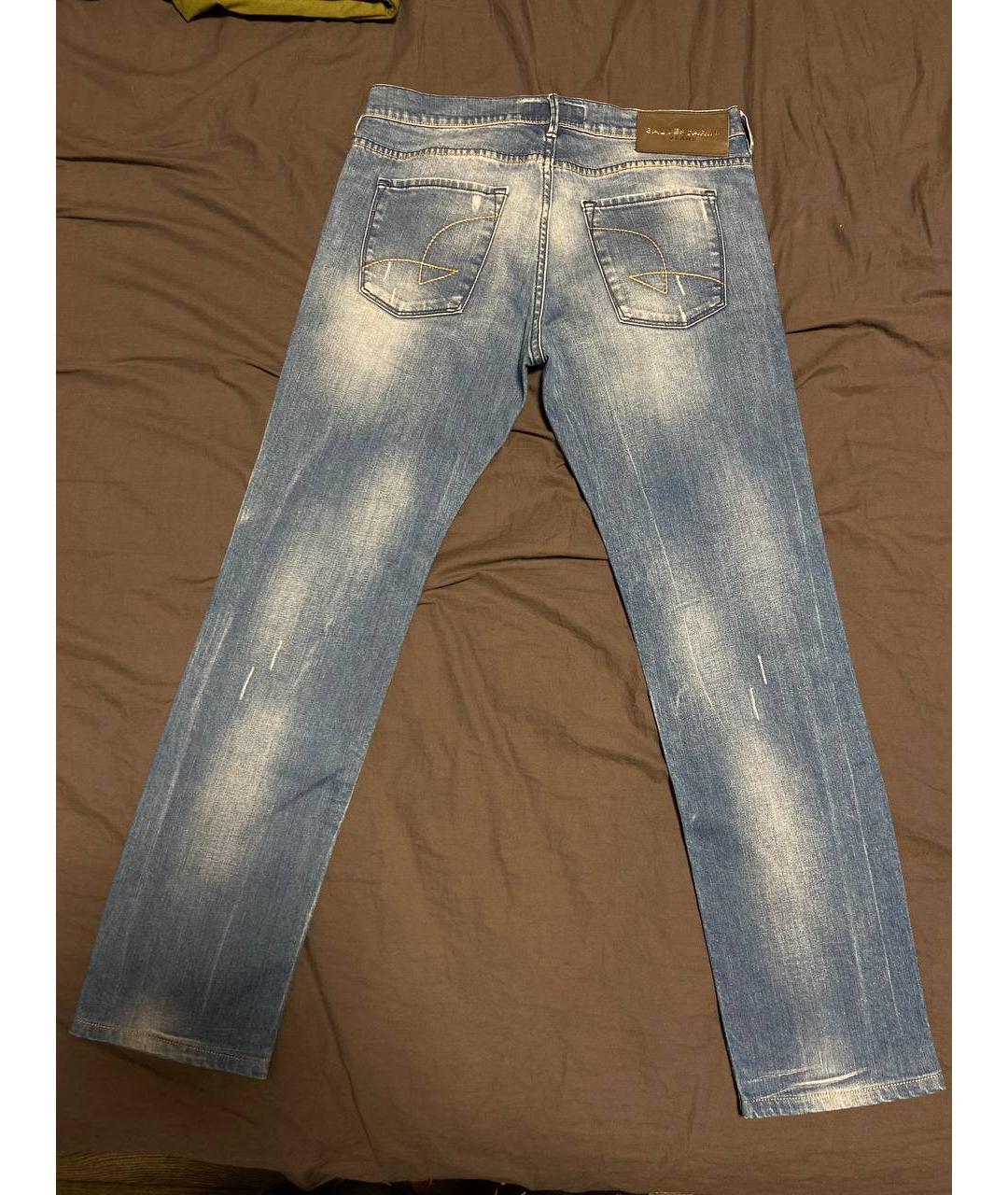 BALDESSARINI Голубые хлопковые джинсы скинни, фото 6
