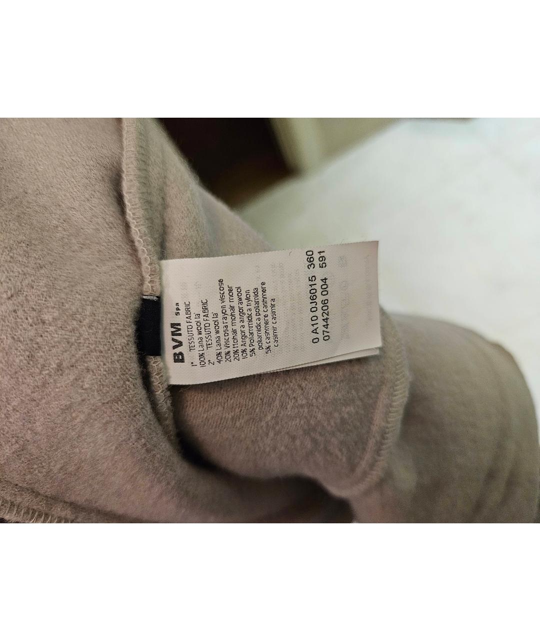 LES COPAINS Серый шерстяной жакет/пиджак, фото 6