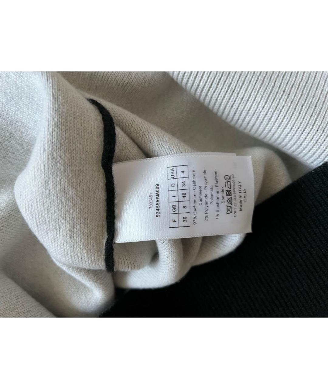 CHRISTIAN DIOR Черный кашемировый джемпер / свитер, фото 5