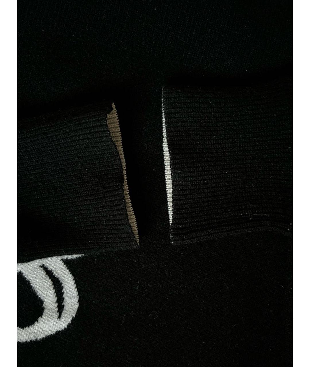 CHRISTIAN DIOR Черный кашемировый джемпер / свитер, фото 7