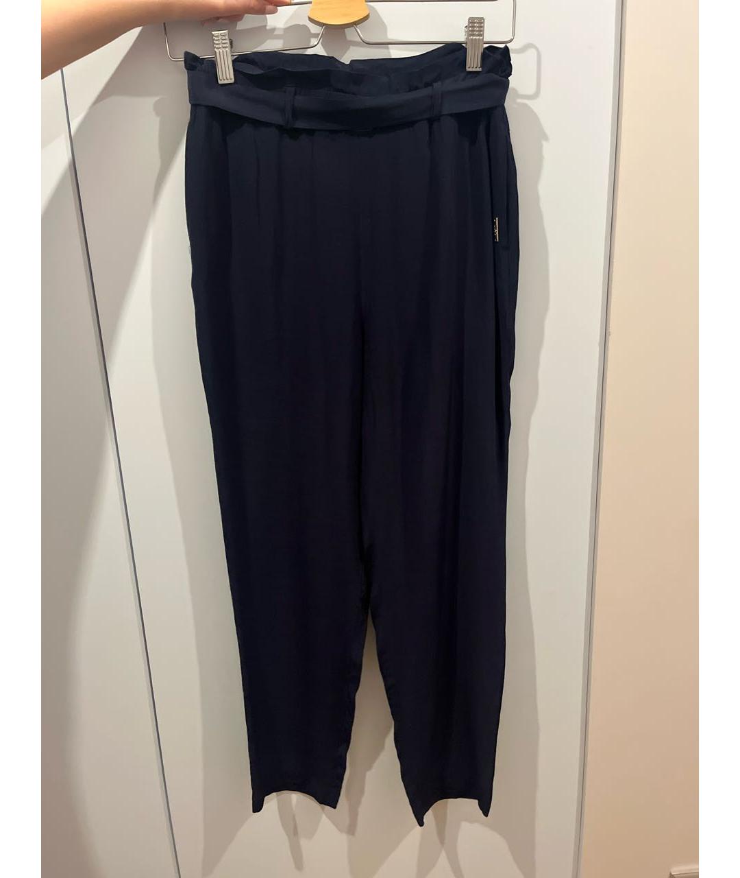 LIU JO Темно-синие вискозные брюки и шорты, фото 2