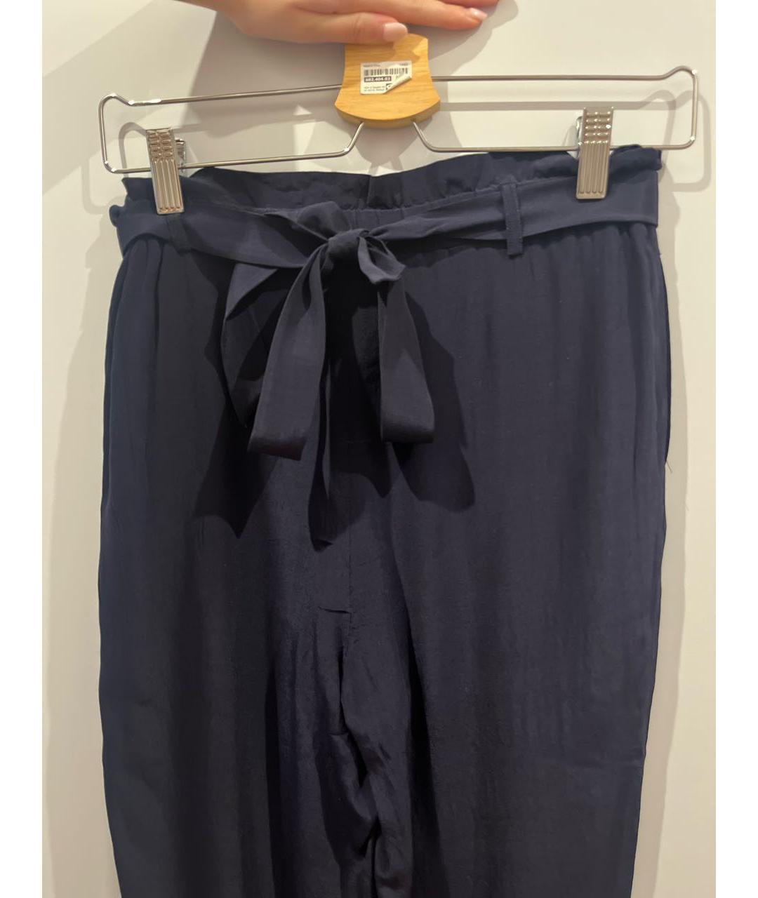 LIU JO Темно-синие вискозные брюки и шорты, фото 3