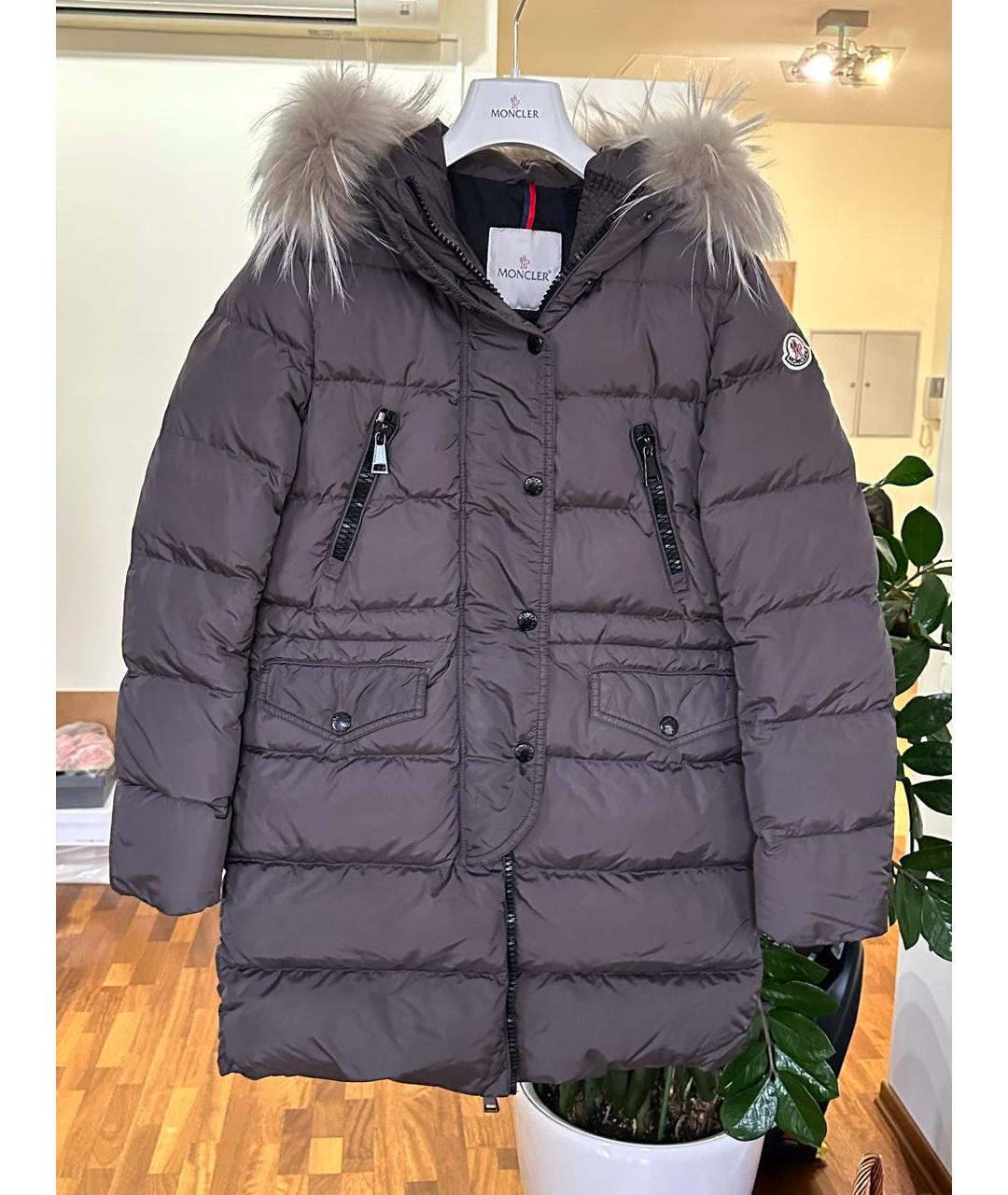 MONCLER Фиолетовый пуховик, фото 5