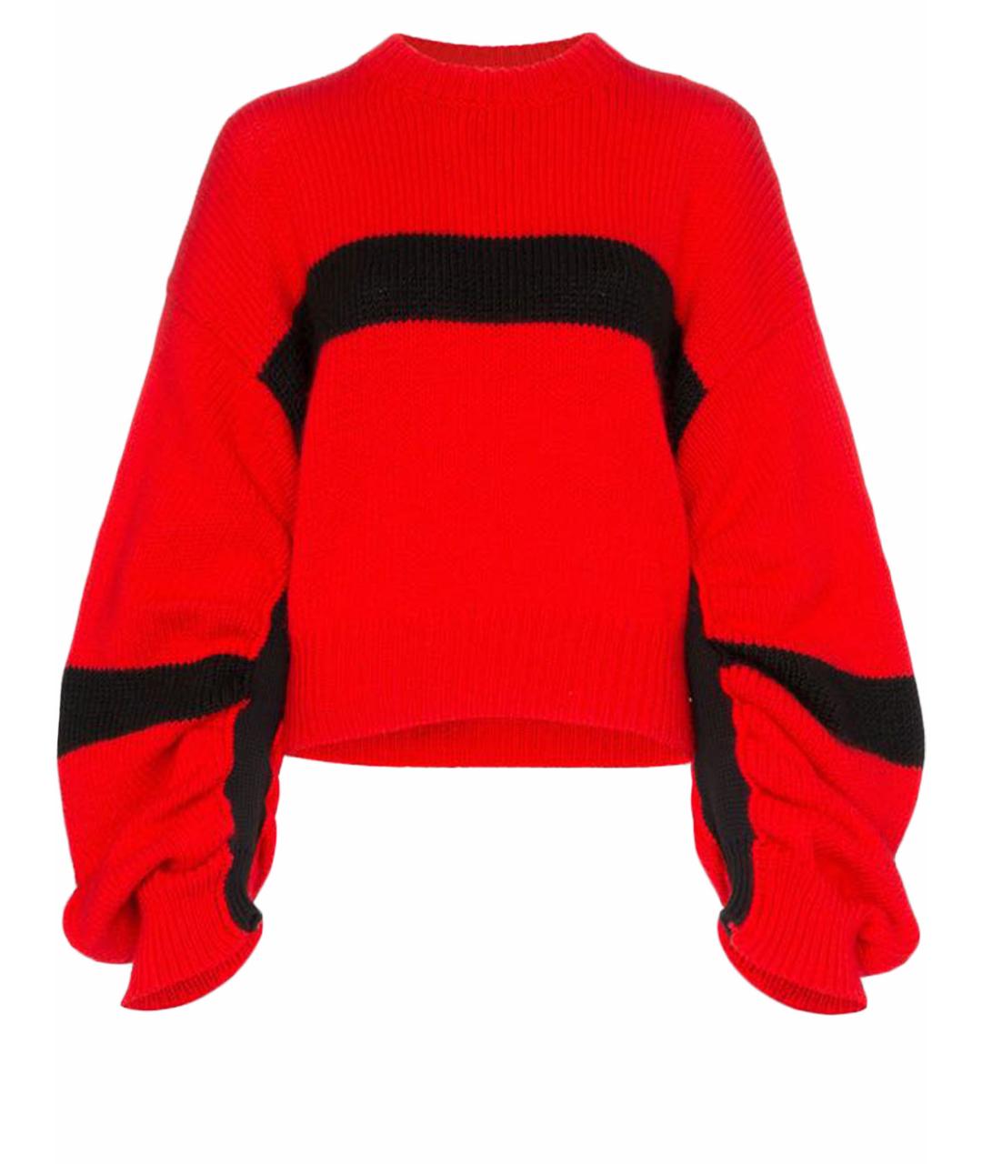 CALVIN KLEIN JEANS Красный шерстяной джемпер / свитер, фото 1